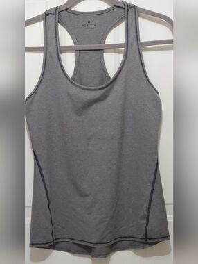 Athleta Heather Gray Performance Tank Top